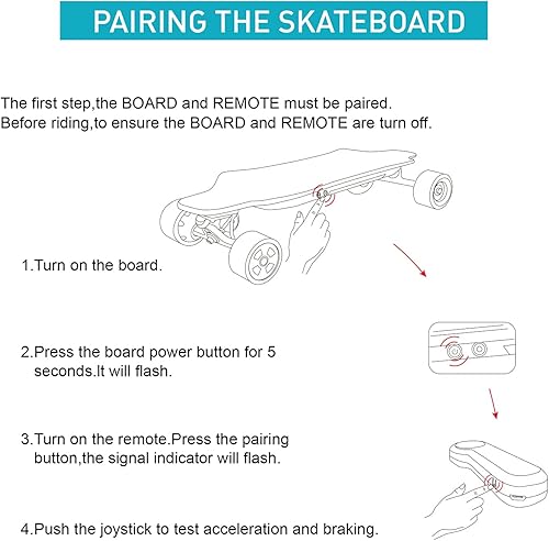 Miniatura 5 de Jking Mando a distancia inalámbrico de mano con tecnología 2.4G RF para indicador de alimentación de batería con monopatín eléctrico