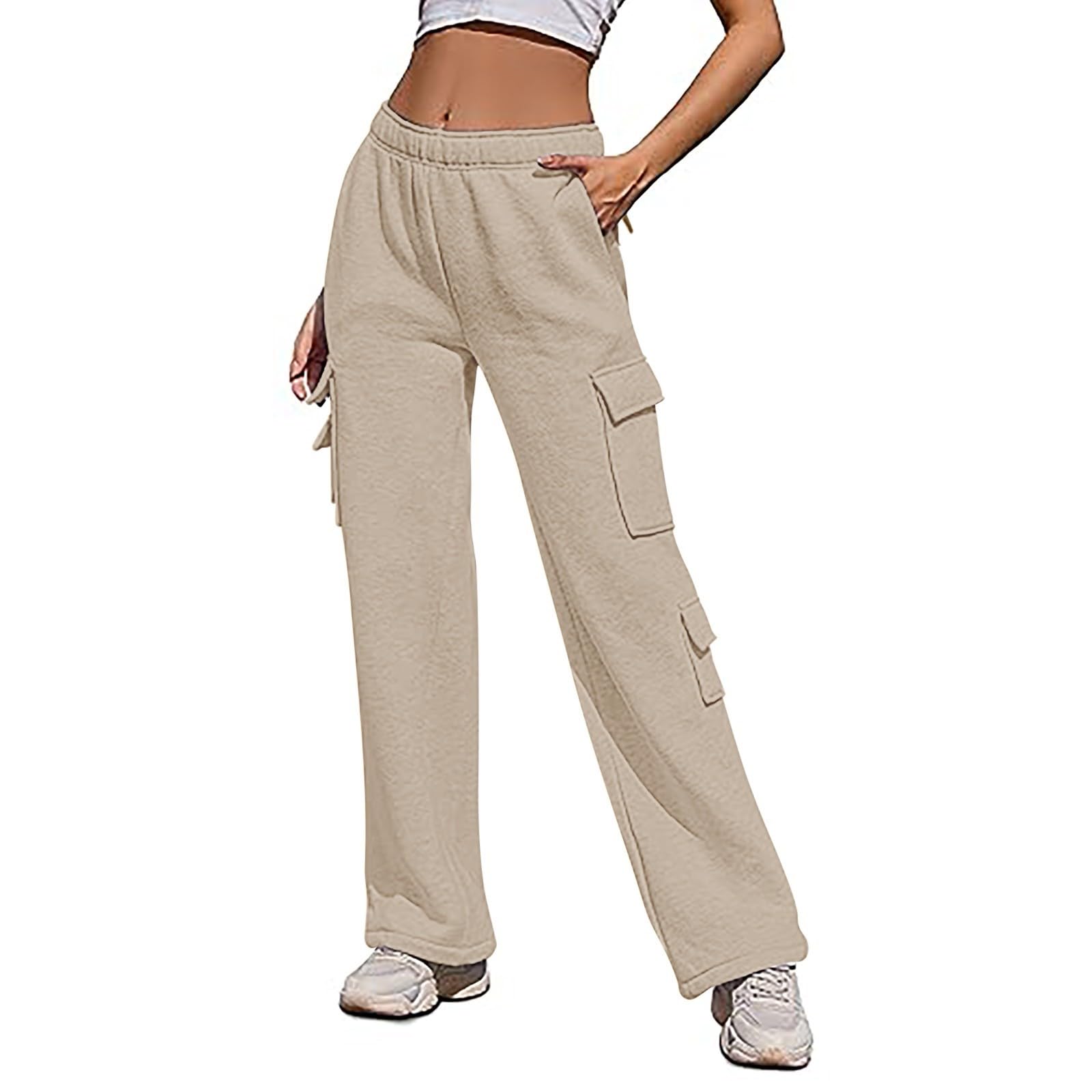 Men Cargo Trousers,Waterproof Cargo Trousers Lightweight Sweat Pants for Women Fishing Hiking Leggings Women Casual Wear Straight Leg Jeans Hip-Hop Style Women Outdoor Activities Straight Leg Jeans