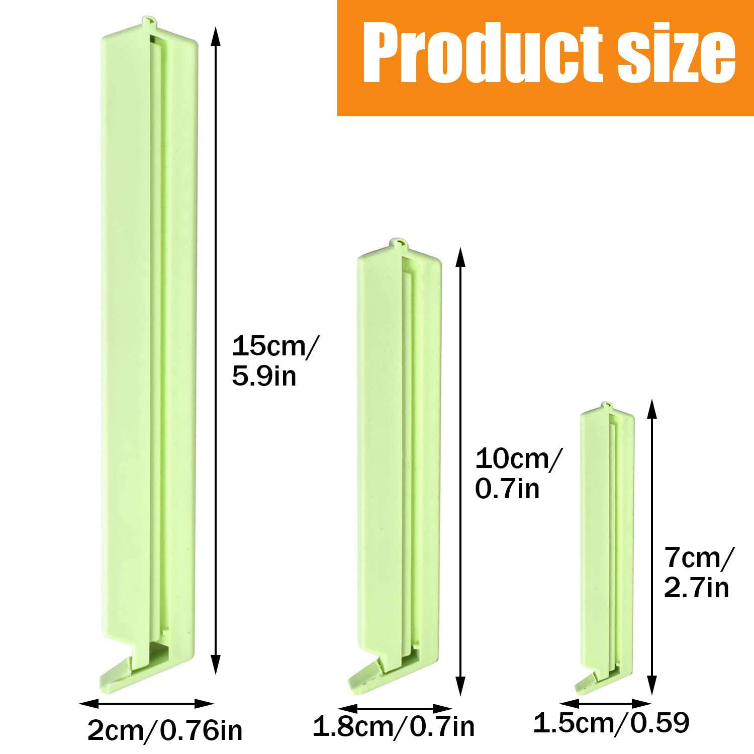 XPOOP 24 Pièces Alimentaire D'étanchéité Clips, Fermeture Cuisine