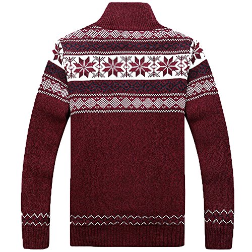 Kedera Fashion Winter Cotton Knitted Cardigan Men's Casual Thick Warm Sweater2
