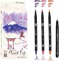 Amazon.com : Tombow Creative Set Japan Edition Mount Fuji