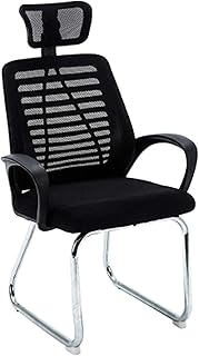 JYHQ Stołek barowy Dekoracyjny stołek Krzesło dla gości, Stałe podłokietniki Wysokie oparcie Wygodne Krzesło dla personelu Do użytku domowego Biuro Recepcji Krzesło Recepcyjne (kolor: A, Rozmiar: 44 * 45 * 100 cm)