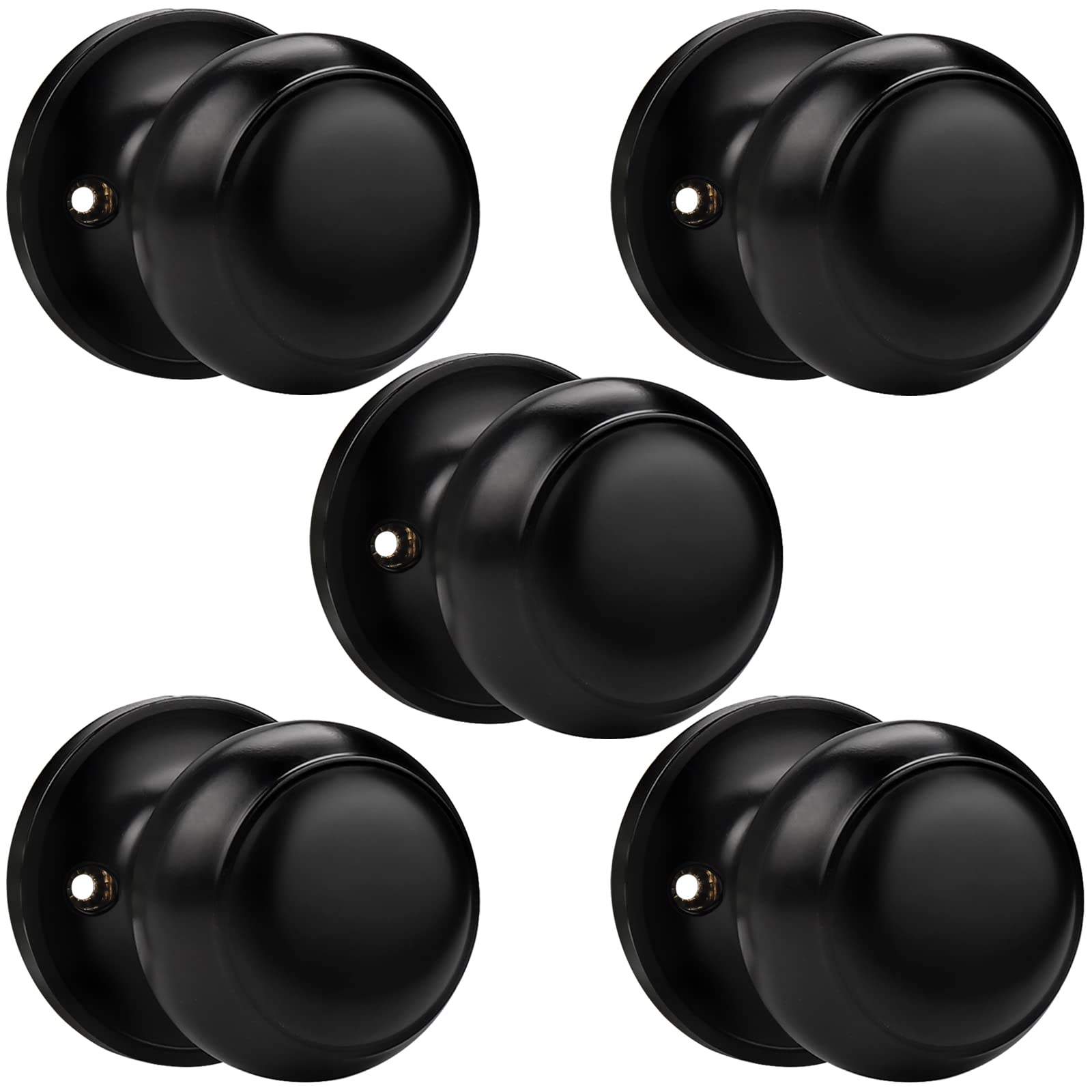 Black Dummy Door Knobs - 4 Pack -15