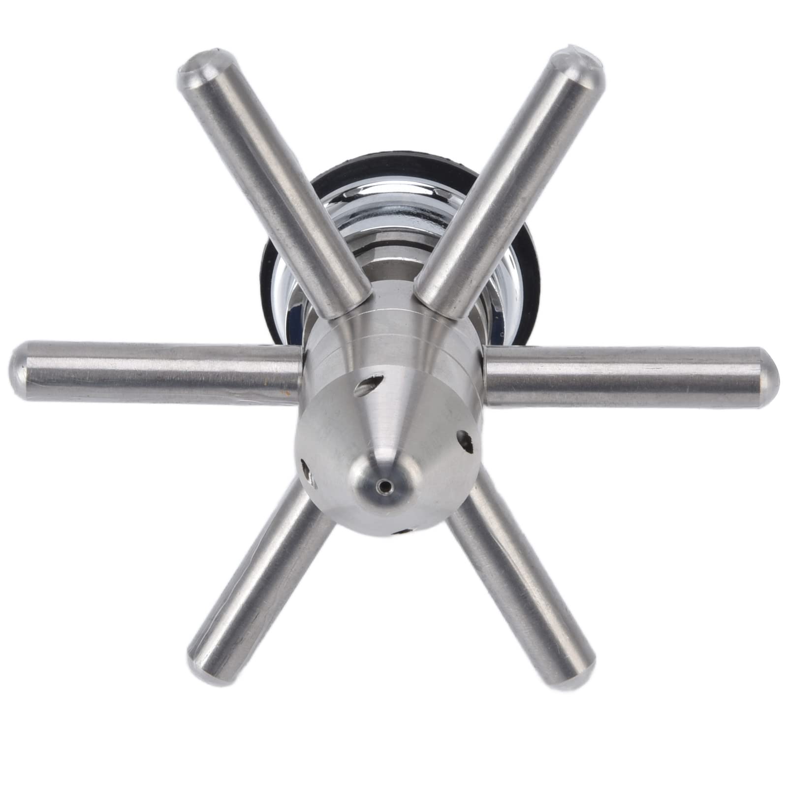 EMUKOEP Grifo con Enjuague de Vidrio para Fregadero de Acero Inoxidable para Bar, Cafetería, Restaurante, Lavavasos de Vidrio que Ahorra Agua para Vino, Cerveza, café, 10x10,5 Cm