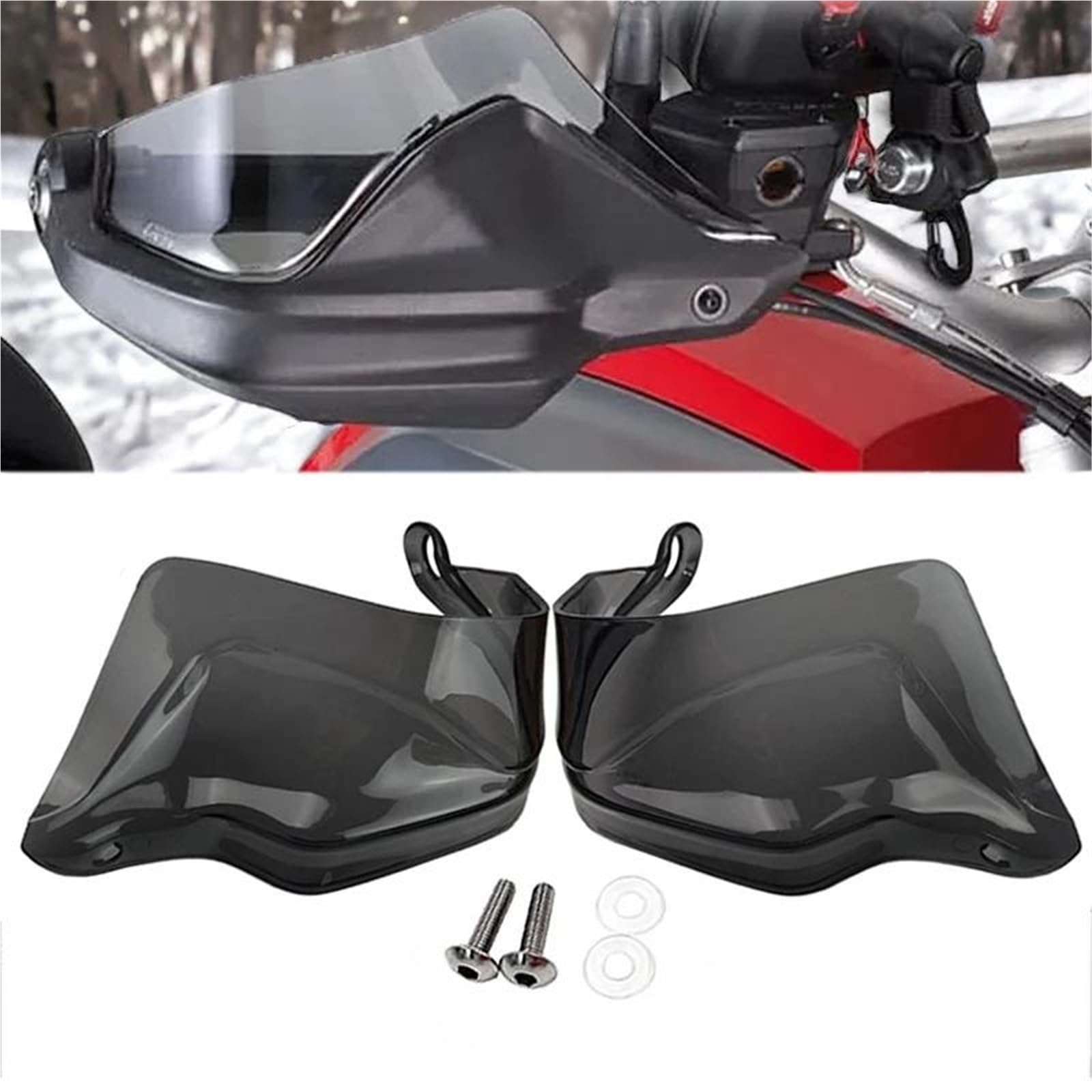 Amazon | バイクのハンドルガード オートバイハンドガードシールド