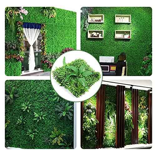 Suwei Kunstmatige plantenhek met bloemen, inkijkbescherming, gazonmuur, groene achtergrond, voor uv-bescherming binnen… - Afbeelding 7