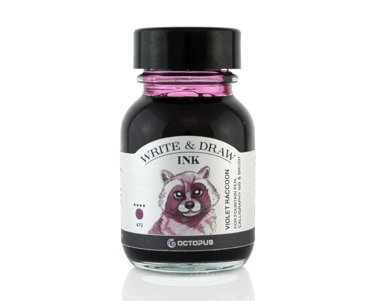 Sponsored Ad – Octopus Write and Draw Ink - Waterproof Calligraphy Ink for Fountain Pens, Purple, 50 ml