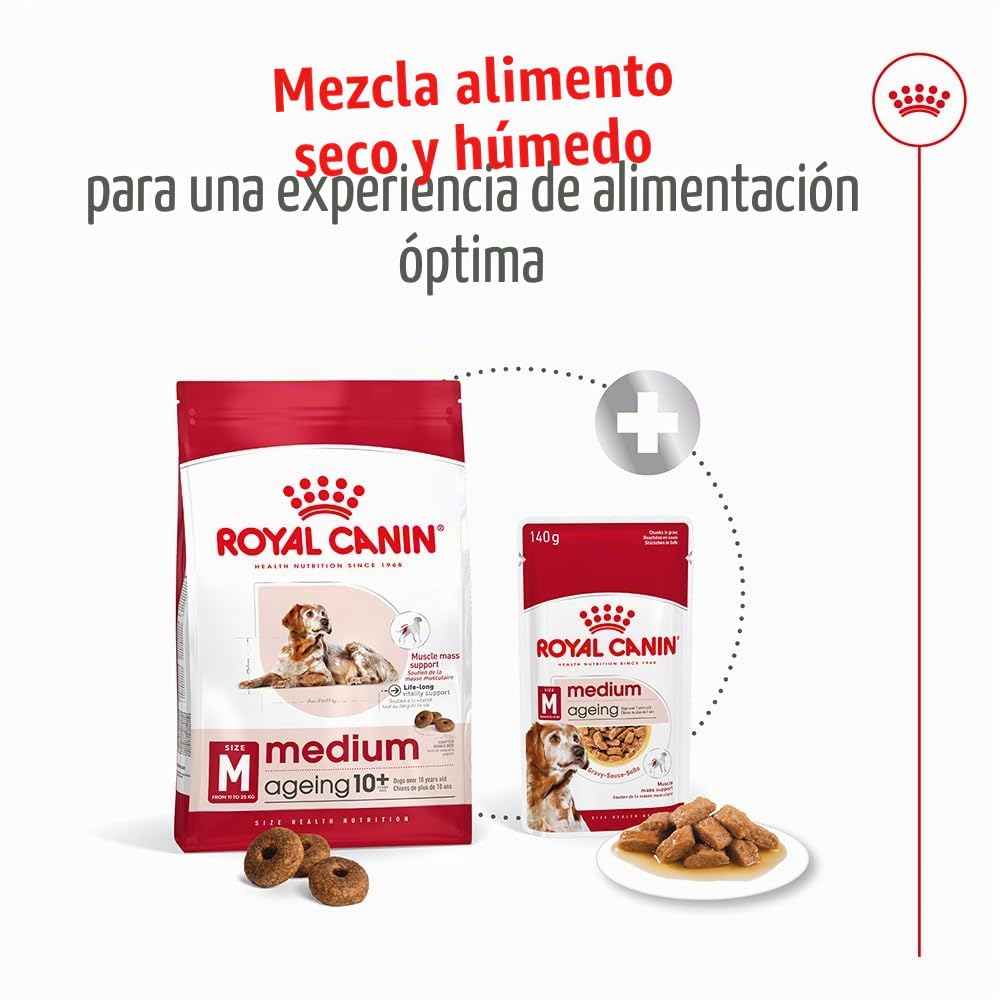 Royal Canin Comida para perros Medium Ageing +10 15kg