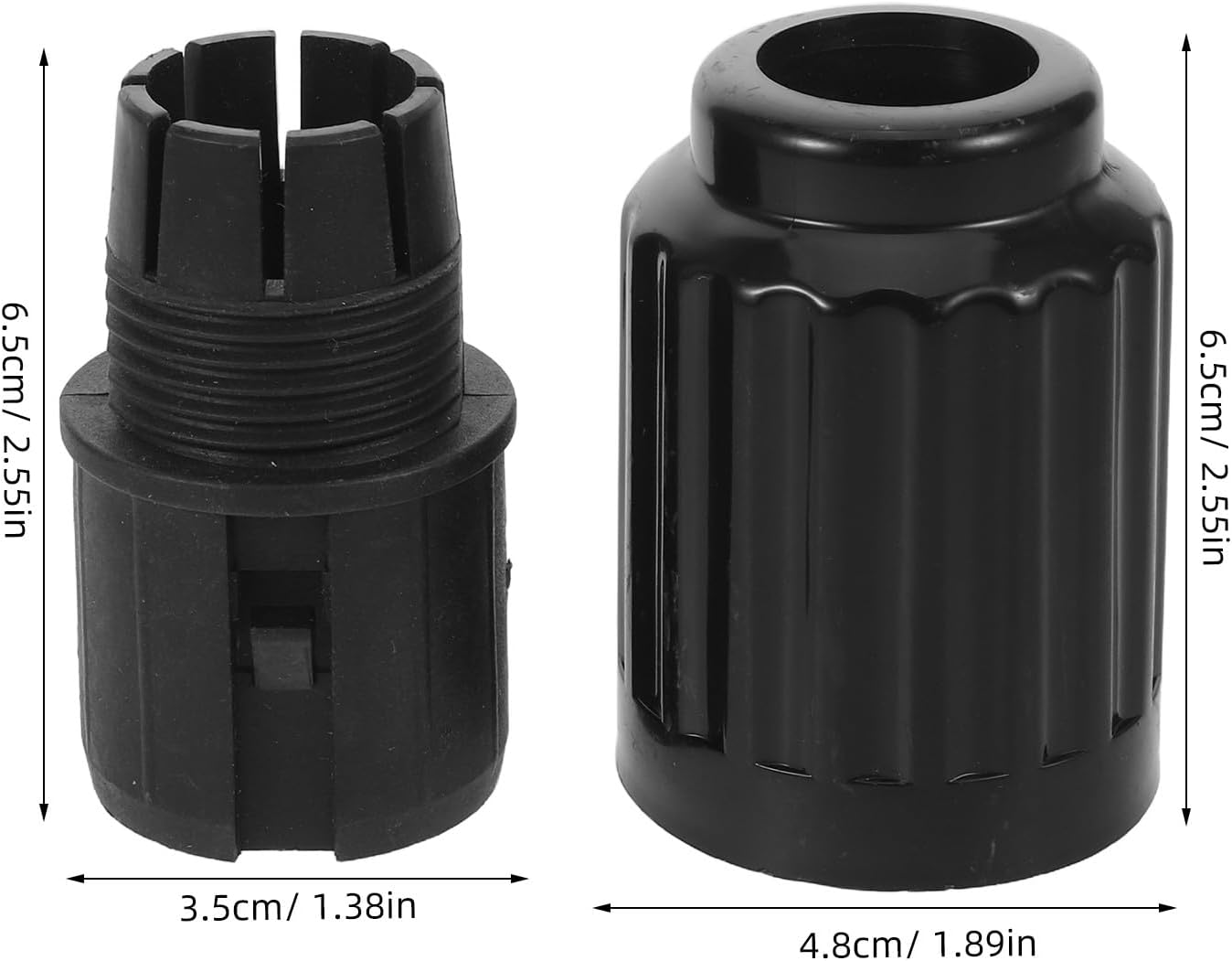 Alipis 1 Set Fan Pole Lock Nut: Pole Stabilizer Locking Nut Internal Threaded Adjustable Height Lifting Rod Joints Pedestal Fan Extension Support Part