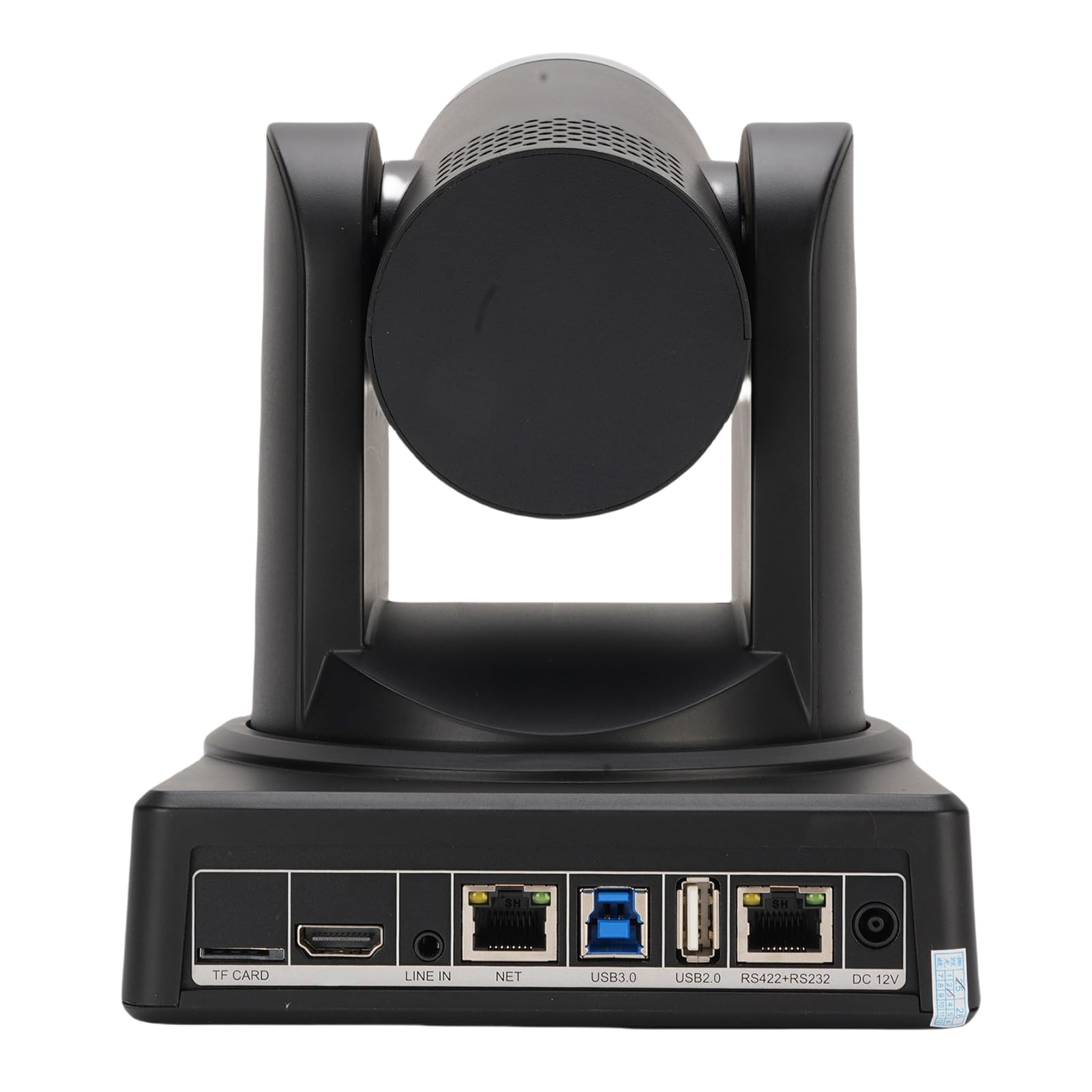 Camera PTZ 4K con Zoom Ottico 12x, Videocamera per Videoconferenza con Tracciamento Automatico AI, 255 Posizioni Preimpostate, Retroilluminazione (Spina europea)