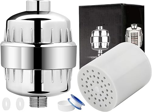 Filtro de ducha de 20 etapas para agua dura mejora la condición de la piel