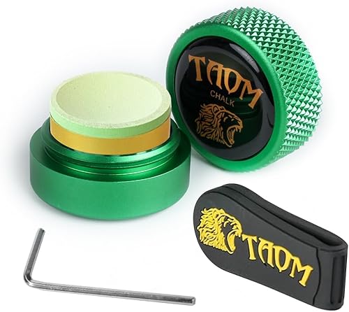Vista 75 de TAOM - Soporte para tiza de piscina, herramienta práctica redonda, accesorios de billar, mini estuche magnético para tizas, contenedor de caja