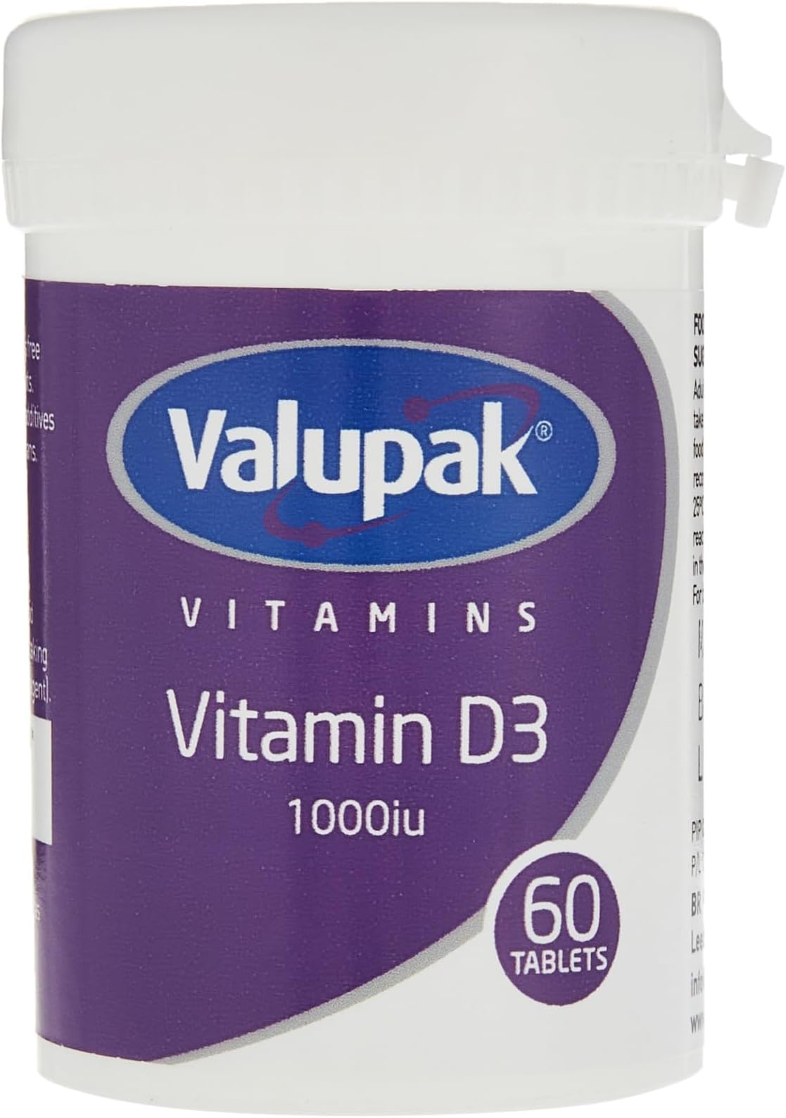 Valupak Vitamin D Tablets - Pack Of 60 Tablets
