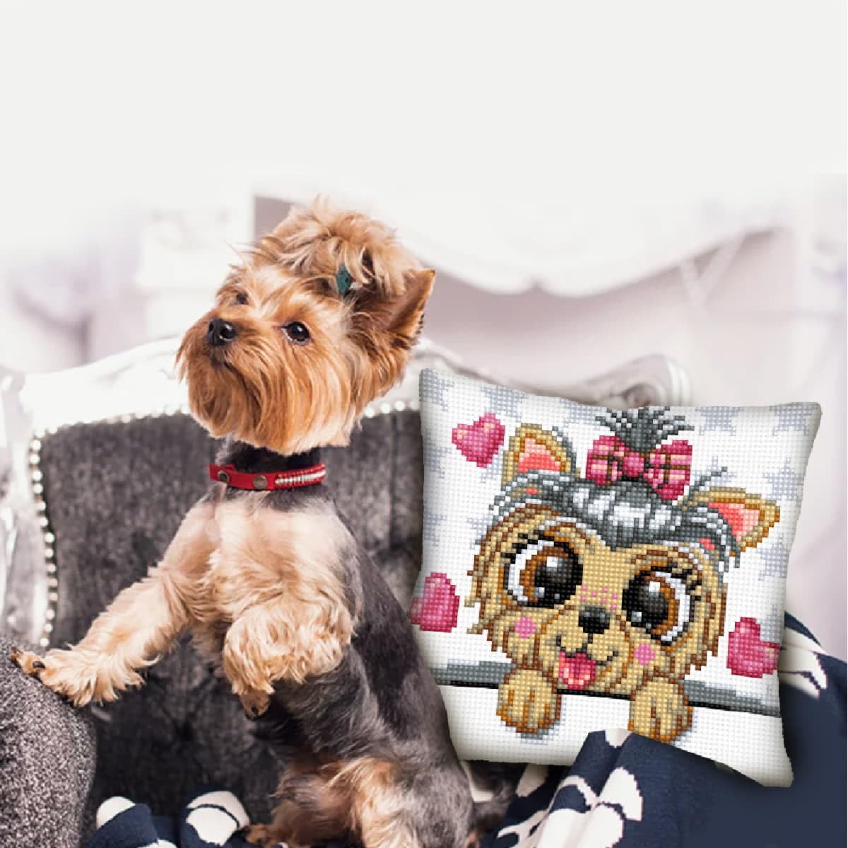 Needlepoint KIT Yorkie