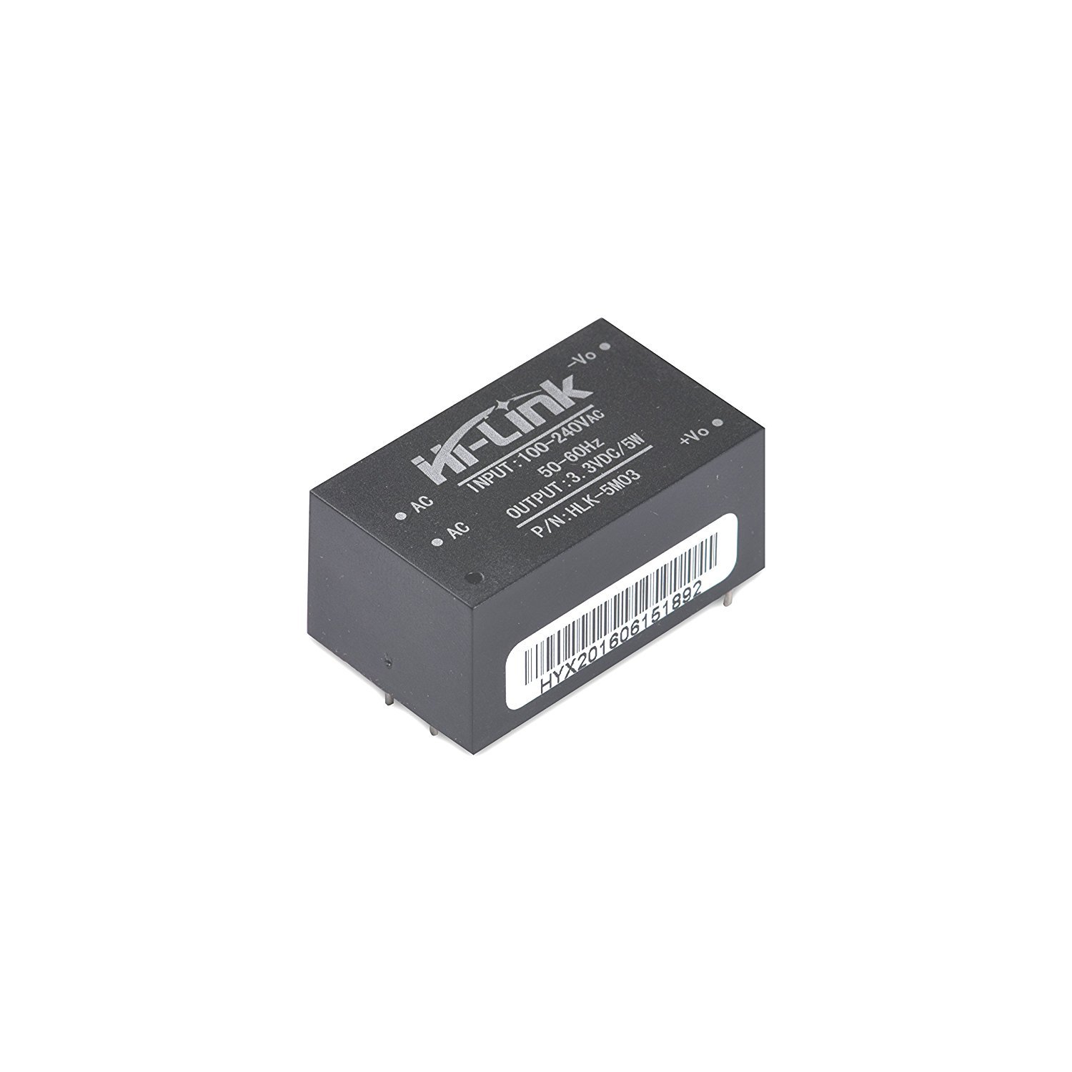 xcluma Hlk-5M03 Ac 240V to Dc 3.3V 5W Step-Down Power Supply Module ...