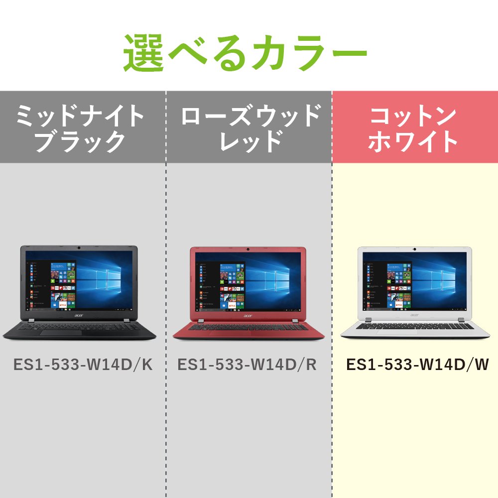 Amazon.co.jp: Acer ノートパソコン Aspire Celeron N3350/15.6インチ
