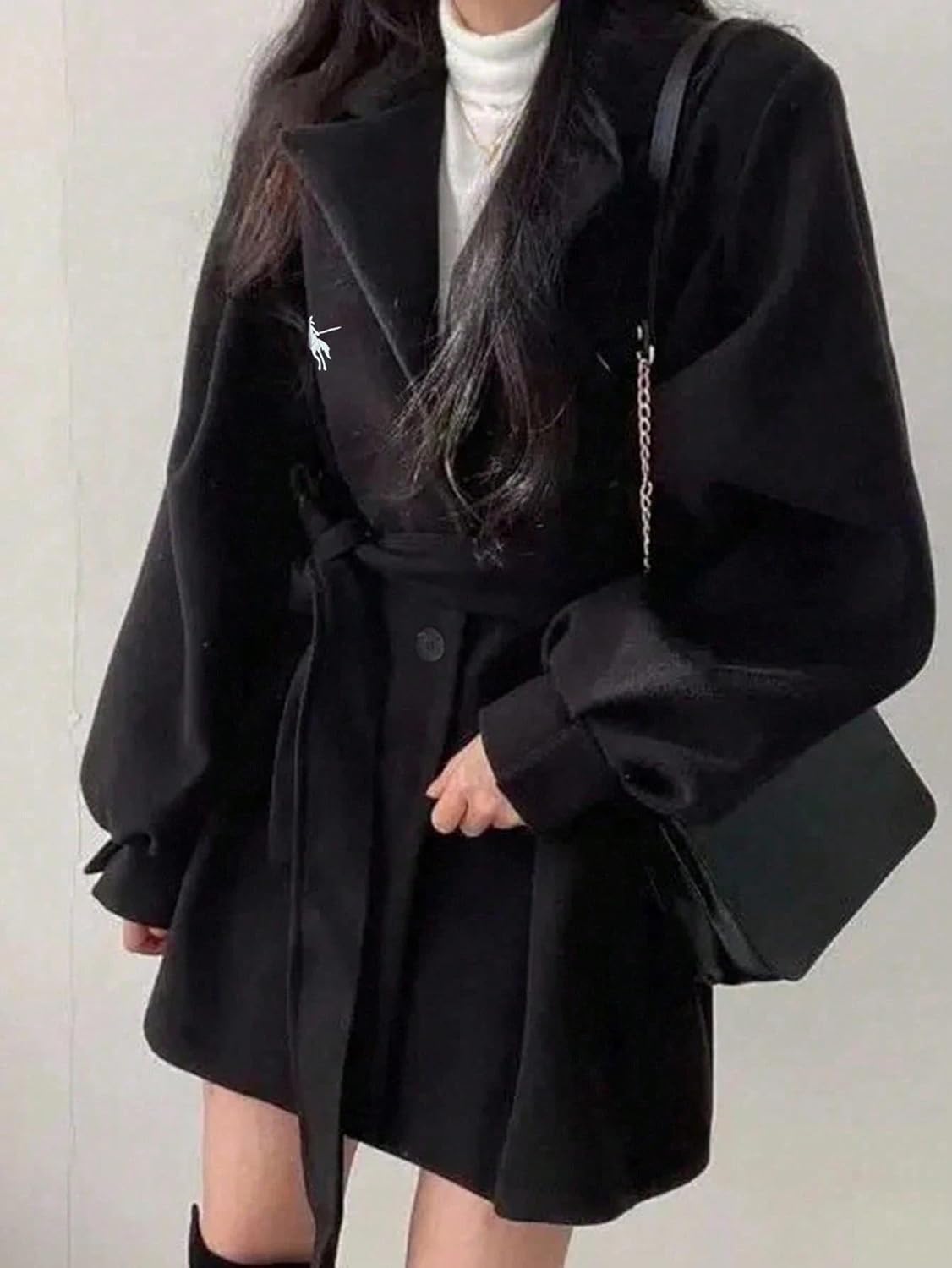 jackets for women casual Elegant & Tie-Up Long Sleeve Jacket