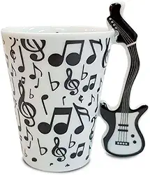 Caneca Formato 3d Alça Guitarra