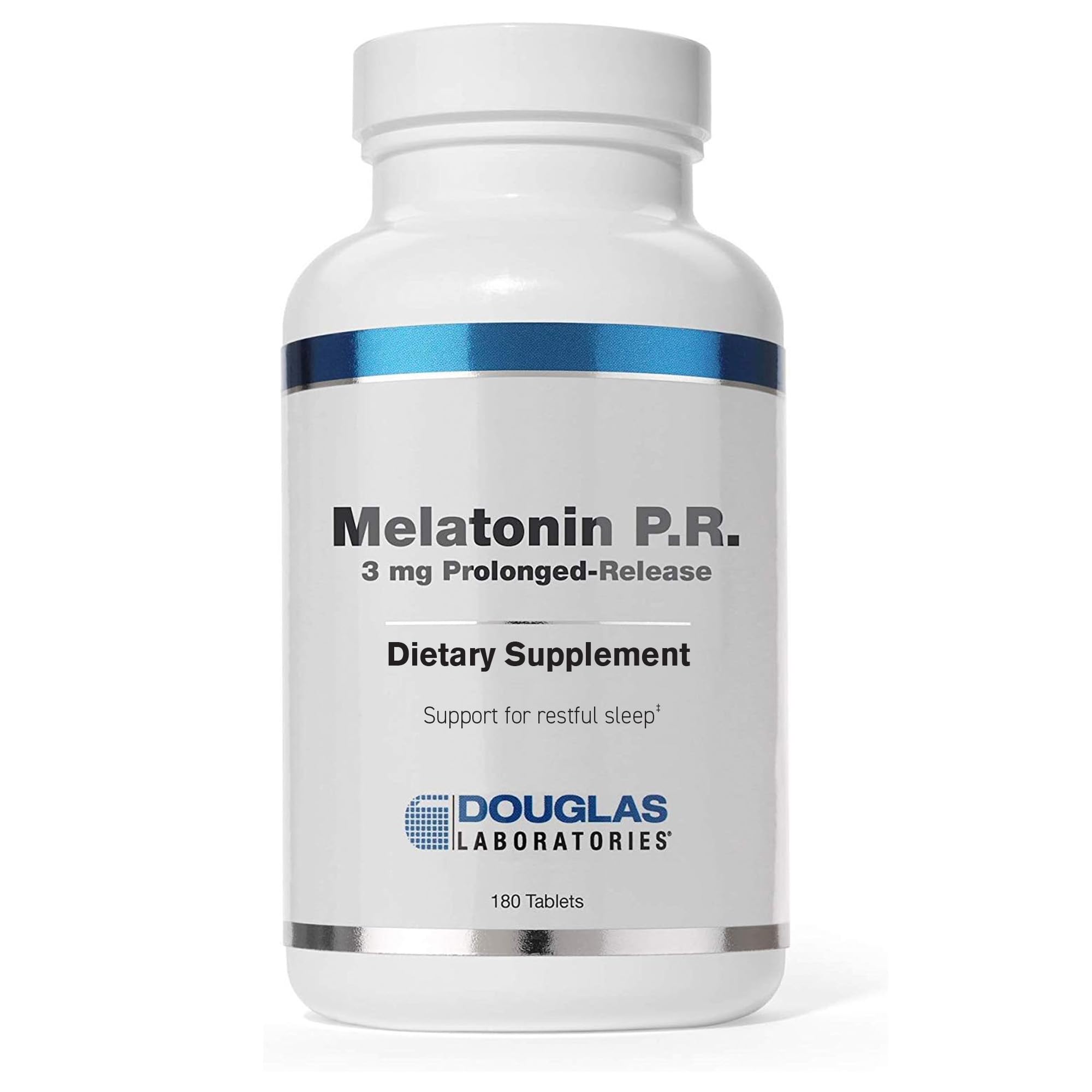 Melatonin Prolonged Release - 3 mg Melatonin - Sleep Support Supplement - for Hormone Balance, Relaxation, Antioxidants & Immune System* - 180 Tablets