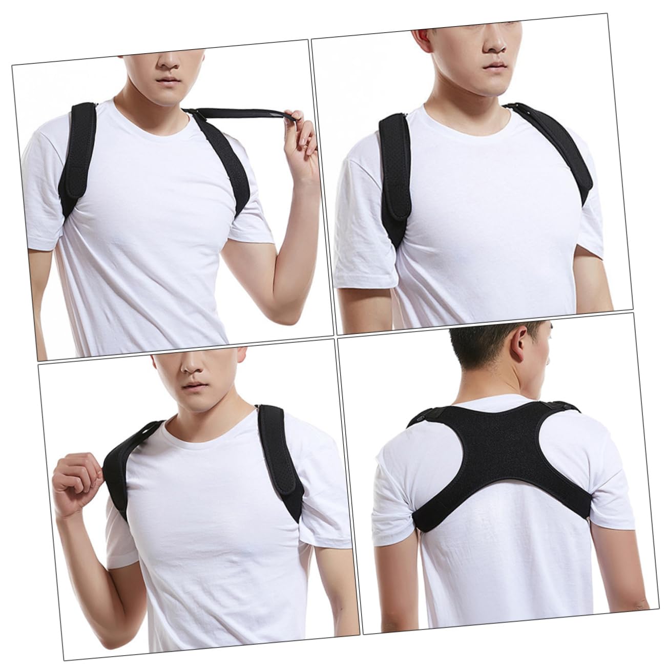Men Posture Back Brace Humpback Corrector Sitting Posture Belt Orthopedic Belt Back Support