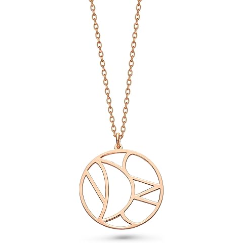 Artizian Hidden Name Logo Necklace Unique Gifts for Women 925 Sterling Silver Handmade Jewelry Custom Personalized Pendants Christmas Anniversary Mothers Day Birthday Gifts For Her Mom Wife Daughter