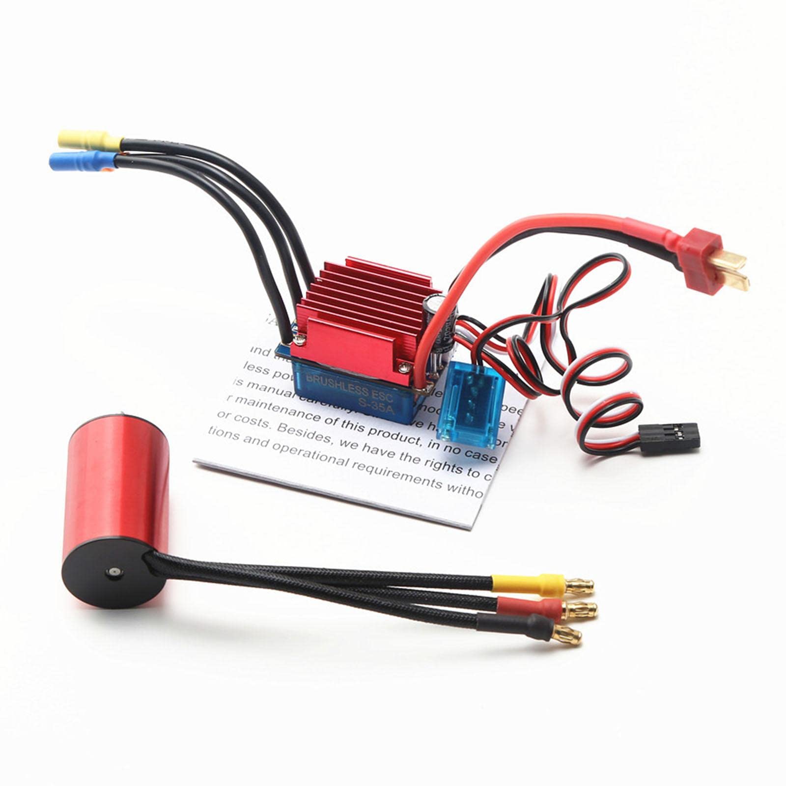 2440 silnik bezszczotkowy 35A ESC Combo akcesoria do samochodu 1/12 1/14 RC zastępuje 4000KV