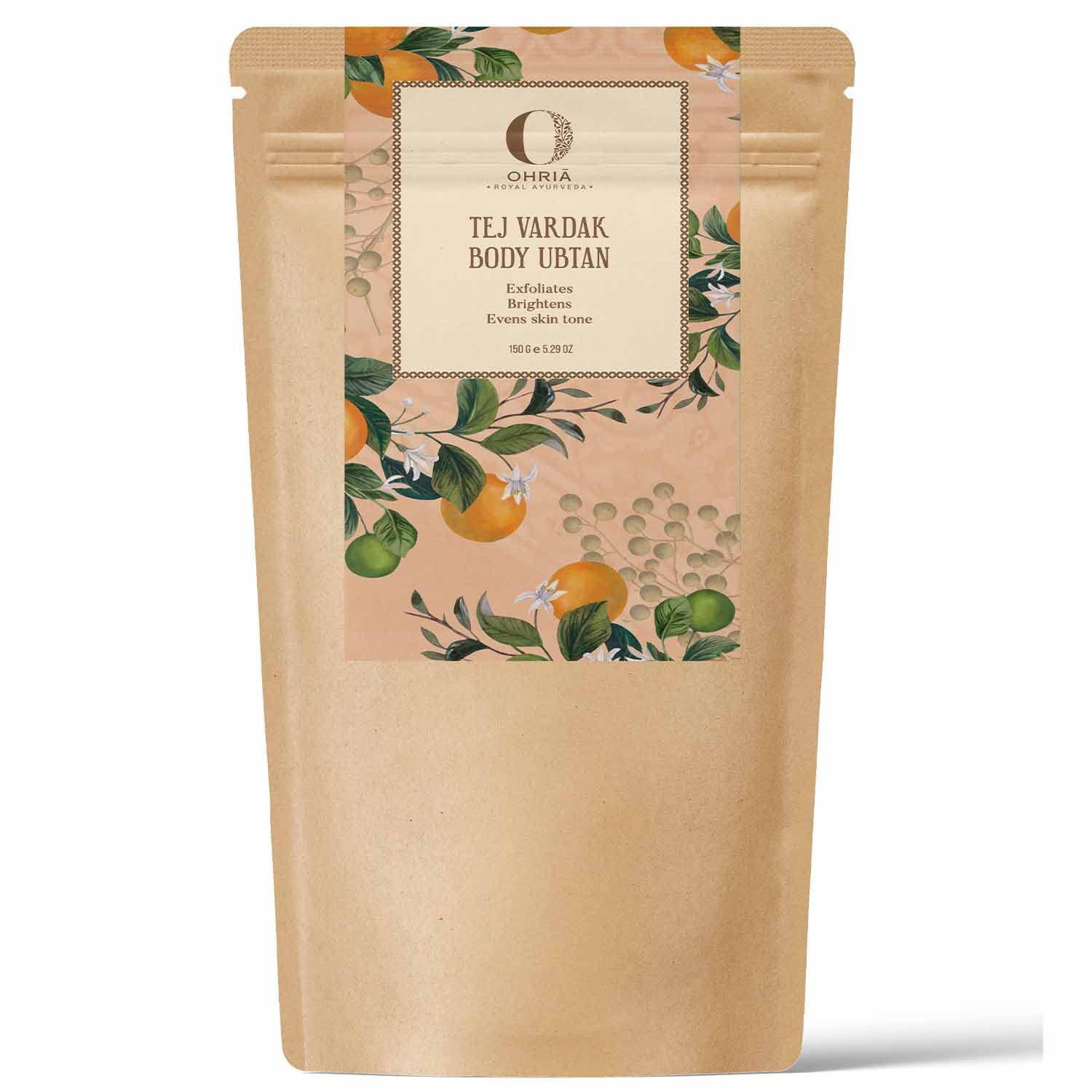Ayurveda Tej Vardak Body Ubtan | Exfoliates, Brightens & Even Skin Tone| All Skin Types - 150gm-image-29