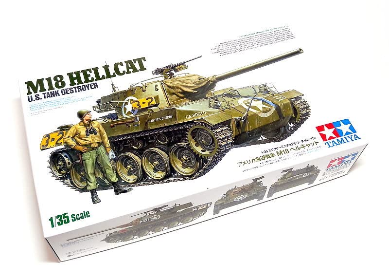 TAMIYA 1/35 MILITARY MINIATURE No.376 M18 HELLCAT U.S. TANK - Foto 4