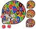 Produktbild alles-meine.de GmbH 3 Set´s: Dart Spiel - 3 Dartscheiben incl. 9 Klettbälle - Looney Tunes - Wurfspiel für Kinder & Erwachsene - OHNE Spitze - drinnen und draußen Spiel Darts..