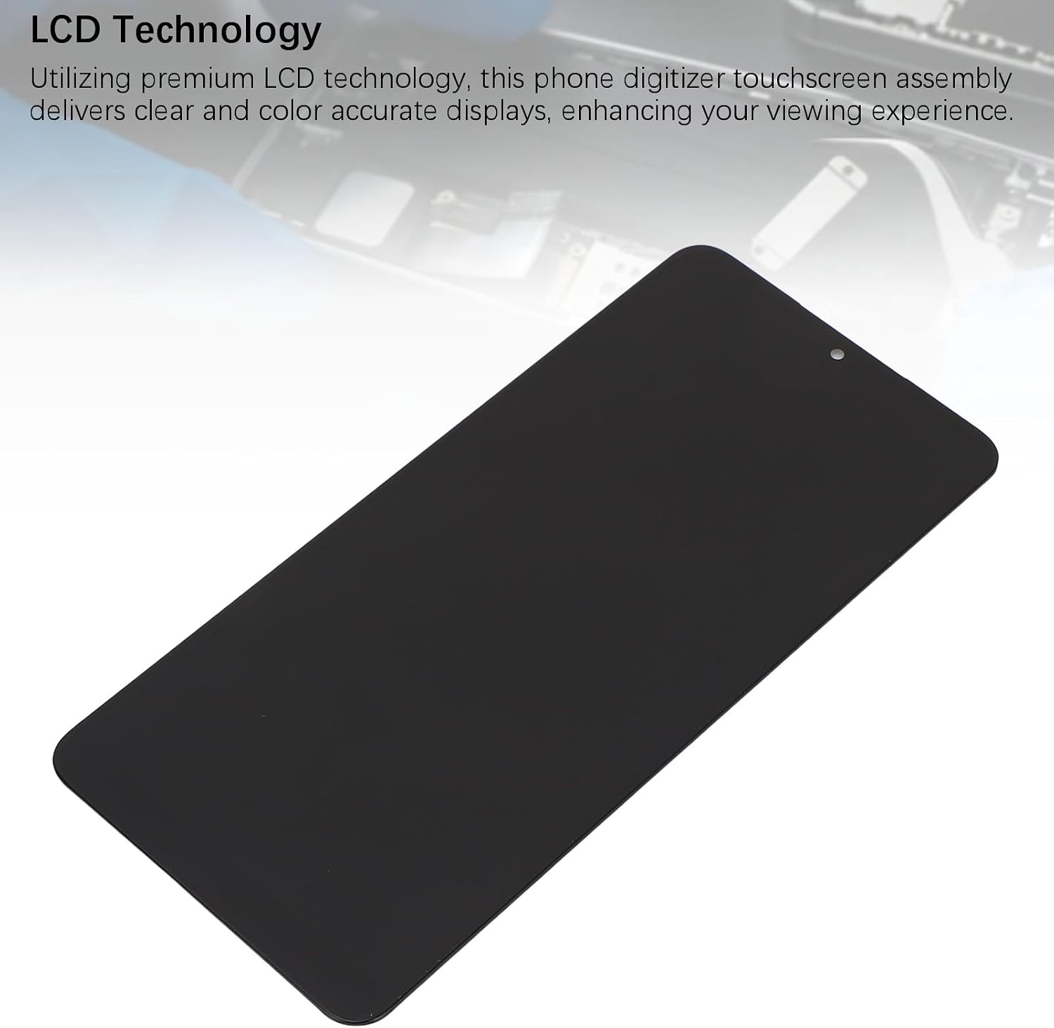 Screen Replacement, LCD Display Touch Screen Digitizer Assembly with Repair Tool Kit, Compatible with A33 5G A336B Smartphone