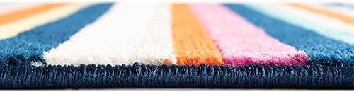 Miniatura 4 de Unique Loom Azalea Collection - Alfombra Glenn (Runner 2' 11" x 12' 0", CelesteVerde Azulado)