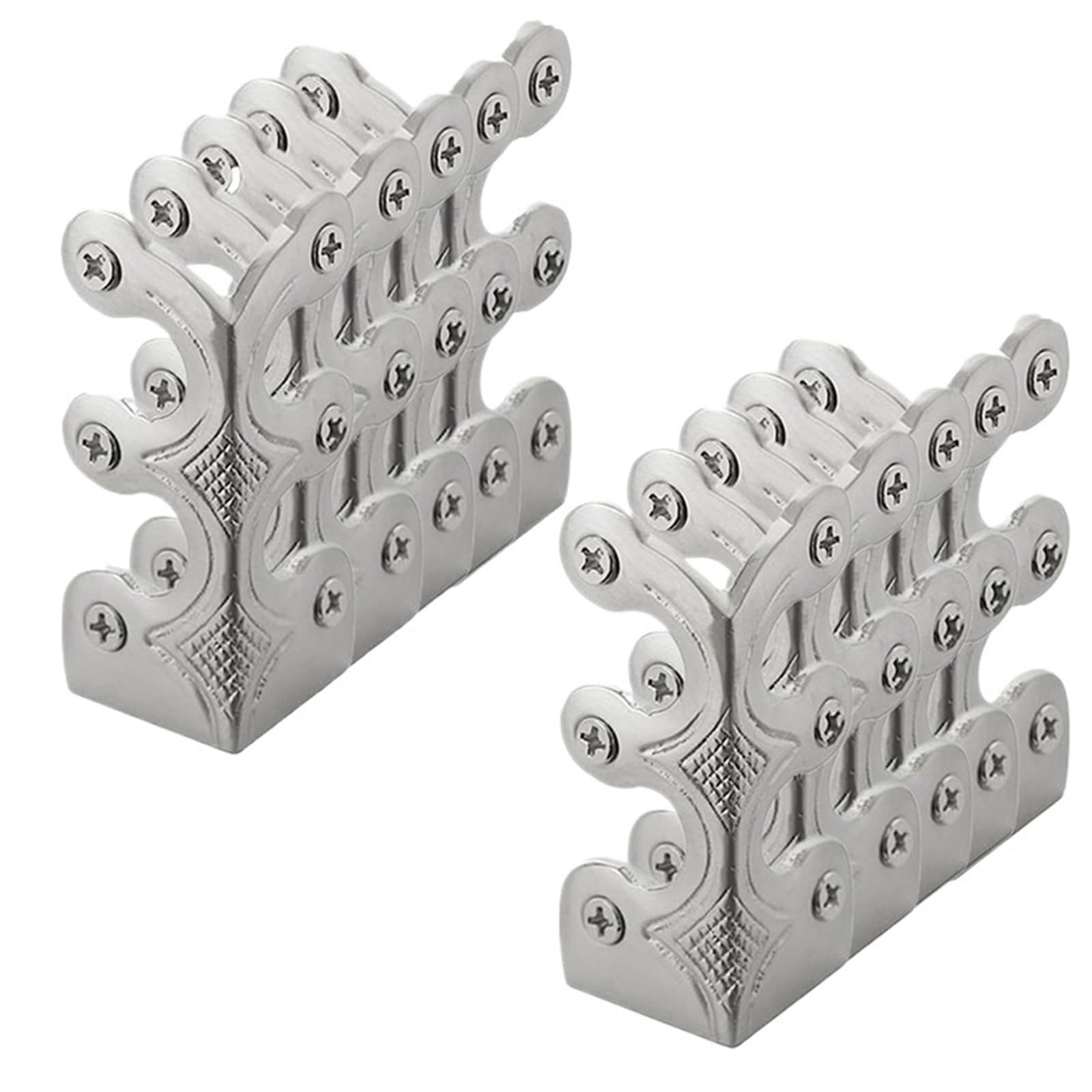 Baseboard Corner Protectors, Metal Baseboard Corner ors Multicolor 10 pcs Brass(Color 1)
