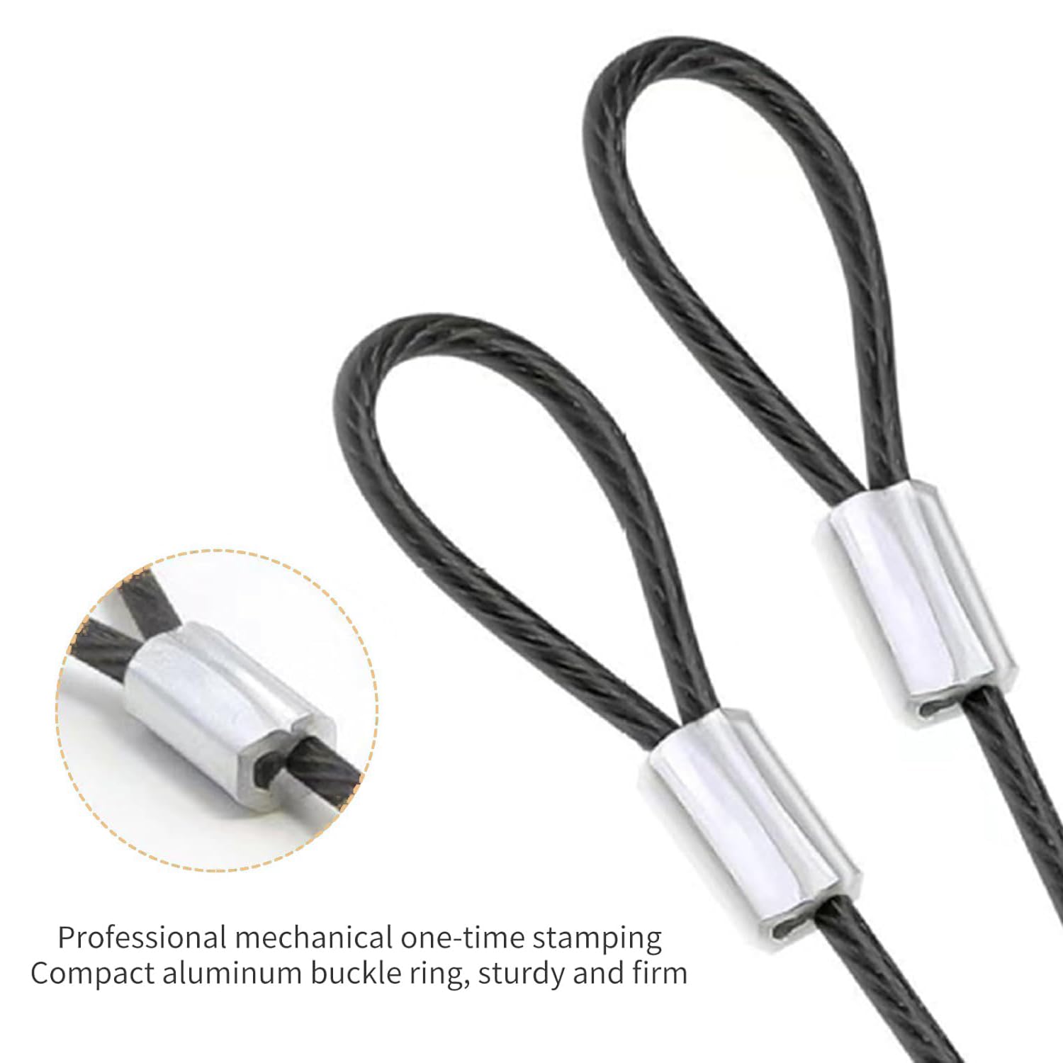 TOP-VIGOR Sicherheitsstahlkabel, 2,5 mm x 2 m, beschichtetes Sicherheitsdrahtseil, Doppelschlaufe, flexibles Sicherheitskabelschloss für Outdoor, Reisen, Gepäck, Fahrrad, Rot, 1 Stück TOP-VIGOR Sicherheitsstahlkabel, 2,5 mm x 2 m, beschichtetes Sicherheitsdrahtseil, Doppelschlaufe, flexibles Sicherheitskabelschloss für Outdoor, Reisen, Gepäck, Fahrrad, Rot, 1 Stück