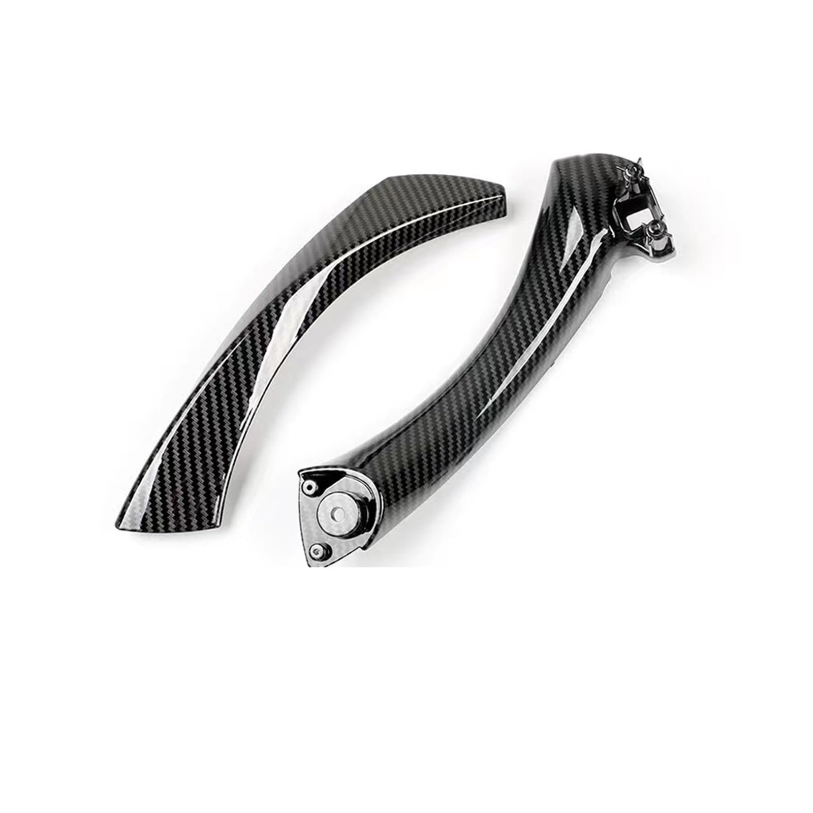 Ksjosji Carbon Left Kit Interior Door Grab Handle Door Handles Replacement For Bmw 3Series E90 E91 318 320 325 328 330 335 Inner Doors Panel Handle Bar Interior Door Handle Replacement(Carbon Left Kit)