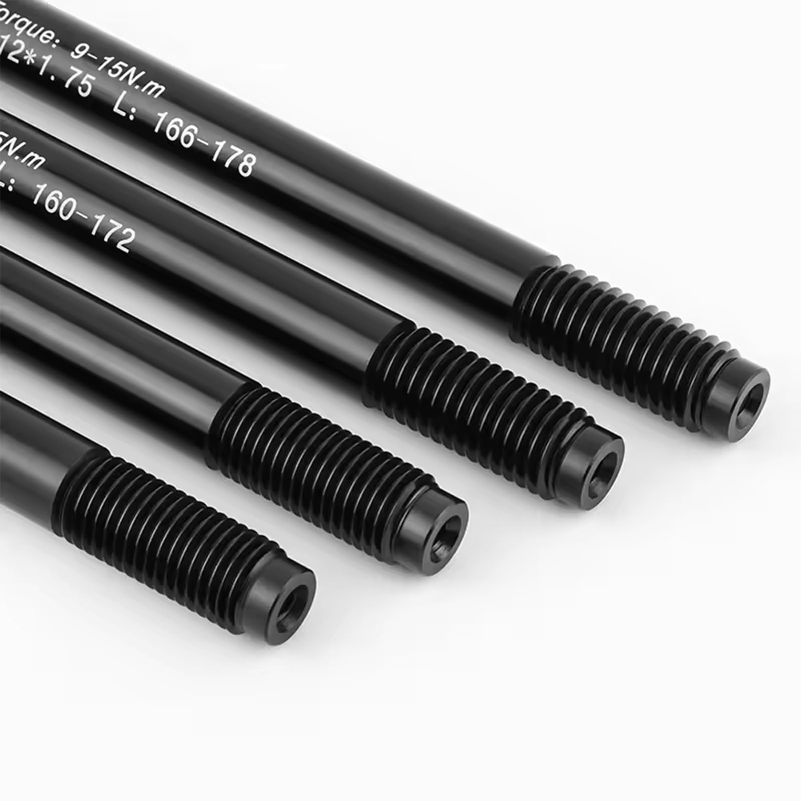 Adapter osi wtykowej, skok gwintu M12 x 1,5, 160 – 172 mm, trzpień do roweru o wysokiej wytrzymałości, oś wtykowa, adapter ze stopu aluminium, do rowerów