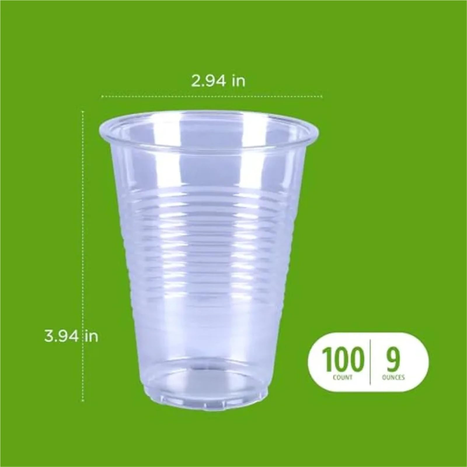 100 kleine transparente Plastikbecher für Party & mehr | Kalte Kaffeetassen, Kaltgetränkebecher for Partys, Veranstaltungen im Freien, Cafés