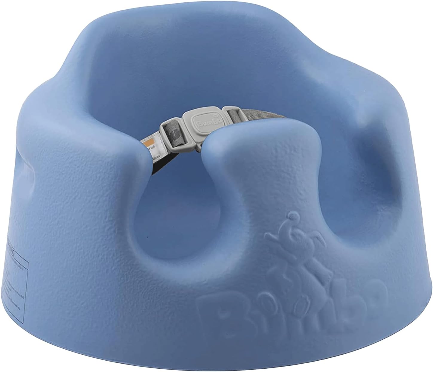 Baby Infant Soft Foam Comfortable Support Wide Floor Seat with 3 Point Adjustable Harness for Ages 3 to 12 Months, Powder Blue