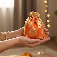 Vista 8 de Touchstone Preciosas bolsas de envoltura de regalos reutilizables, ecológicas, grandes con cordón, estampado de hojas de ficus para cumpleaños