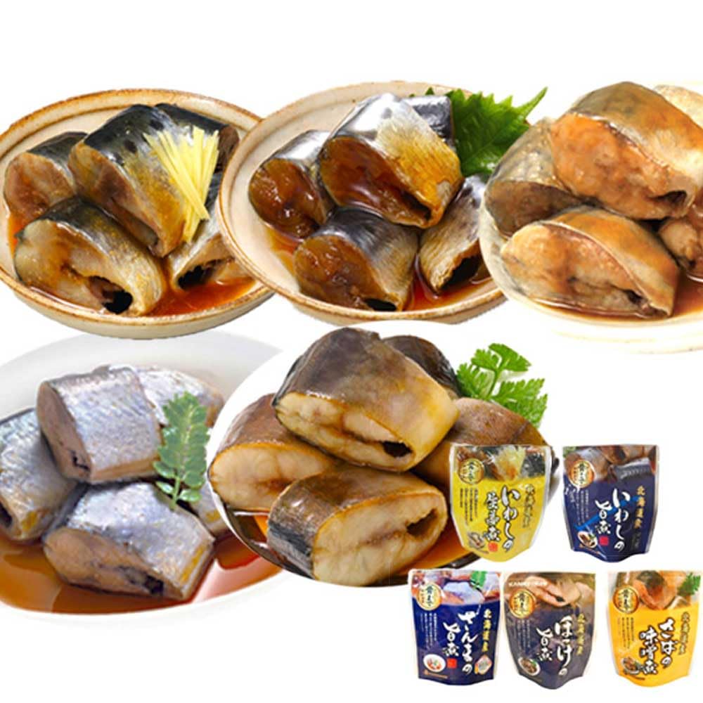 アイビス お中元 レトルト おかず 常温保存 煮魚 北海道産 骨まで食べられる レンジで簡単 漁師のみそ汁 和食 惣菜 仕送りセット おかずセット 詰め合わせ ご飯のお供