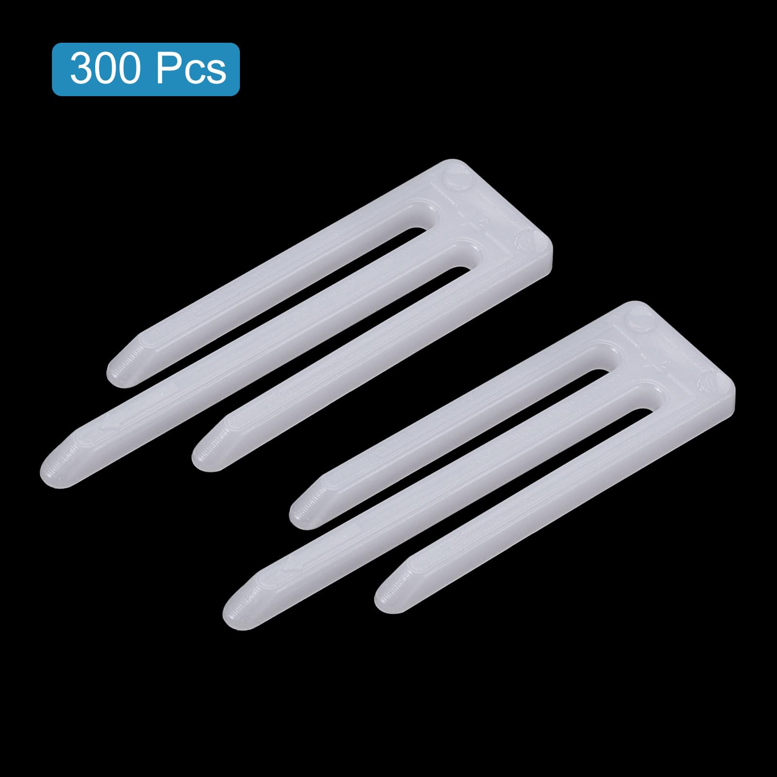 RLECS 300pcs Clip A Coccodrillo Trasparenti 38mm In Plastica - Mollette A U Per Camicie, Calzini, Cravatte E Abbigliamento
