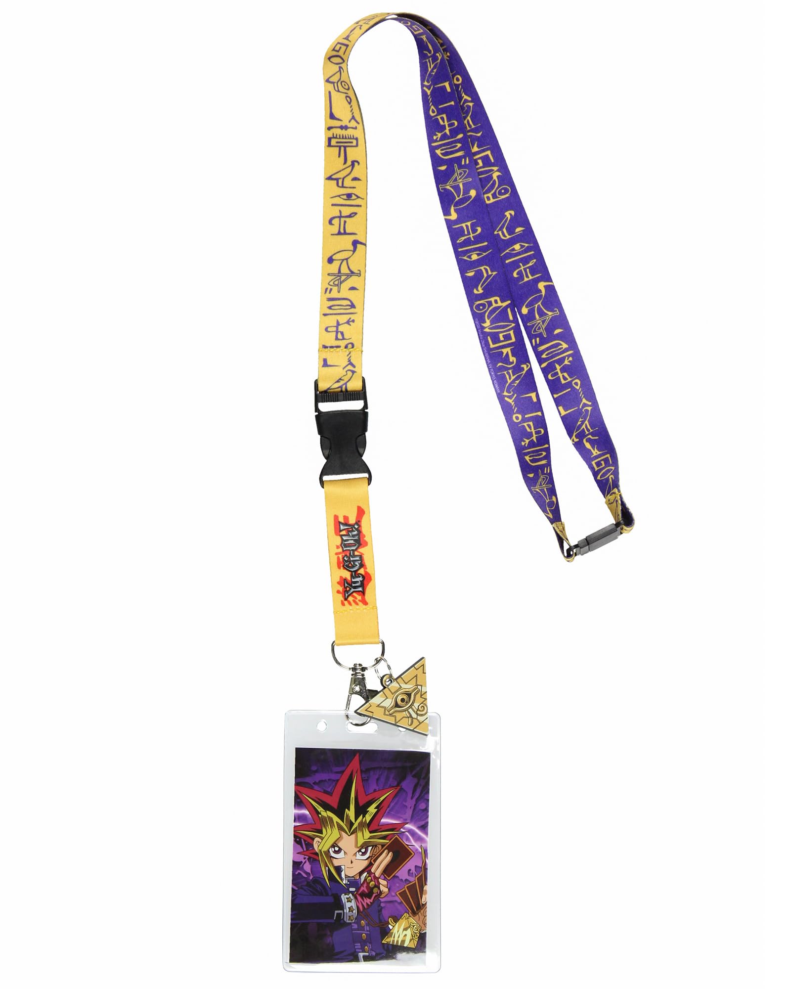Amazon.com: Yu-Gi-Oh! Millennium Puzzle Reversible Lanyard Badge ID Holder  Character Card Millennium Puzzle Pendant Rubber Charm : Office Products