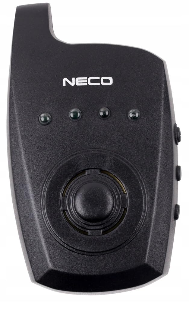 NECO Zestaw Elektronicznych Sygnalizatorów Brań 4+1 – Wędkarskie Alarmy Brania CARP z Centralką, do łowienia karpi, Regulacja Czułości i Głośności, Wodoszczelność, Zasięg 300m (H103)