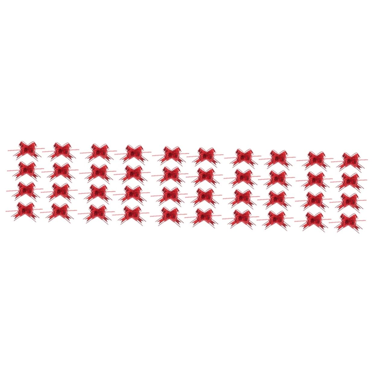 ABOOFAN 100stücke Ziehschleifen Für Farbiges Bogen- Für Valentinstag Weihnachten Und Partys Einfache Handhabung Für Romantische Anlässe Und Kreative Bastelprojekte