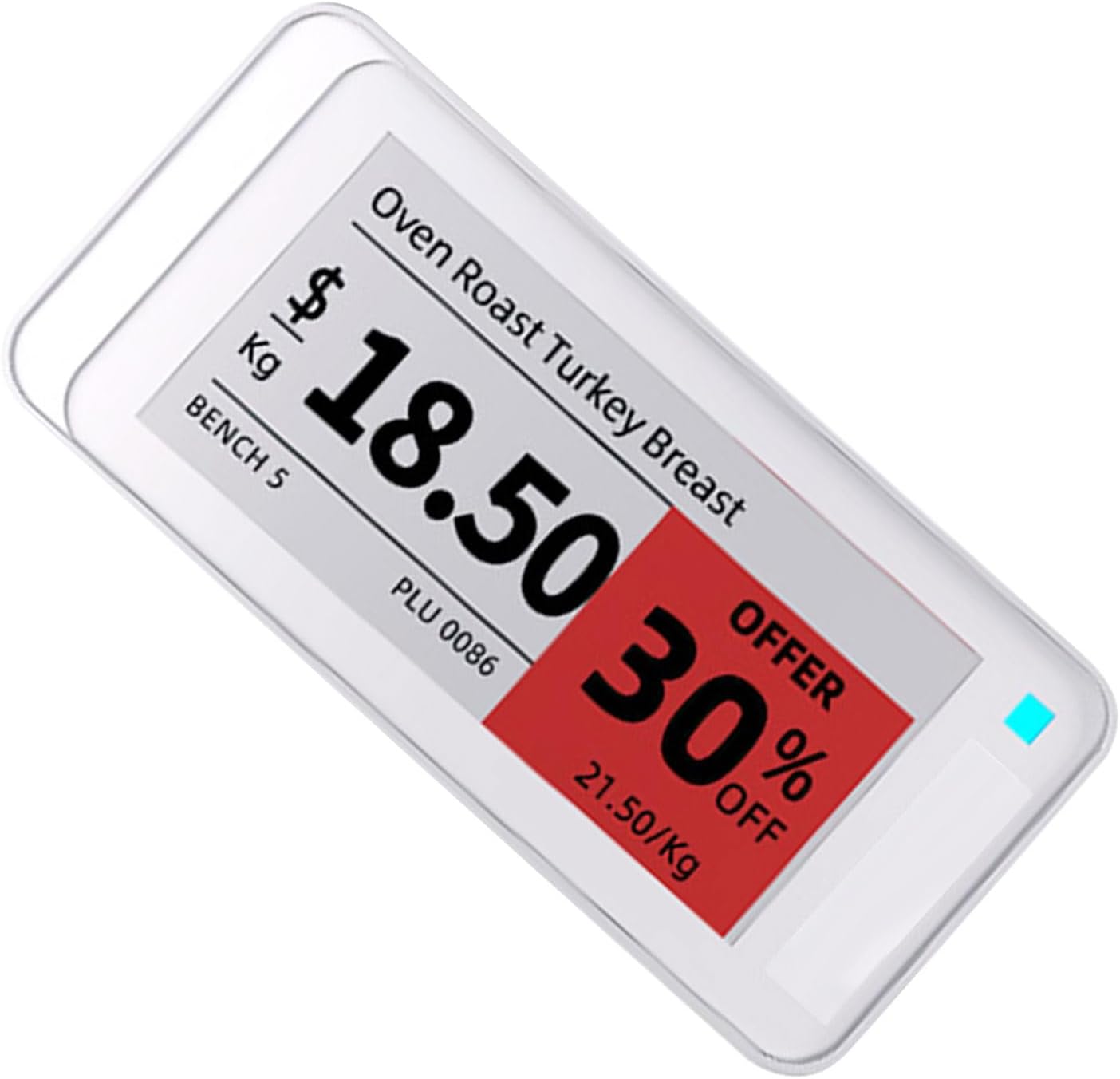 Bluetooth-Compatible Electronic Shelf Label Updates E-Ink Display IP65 Retail Store Tool Paper Like Digital Shelf Labels
