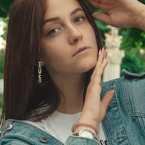 Madison Tyler Football Dangle Earrings for Women | TOUCHDOWN Drop Earrings | Sports Lover Post Earrings | Mom | Team Gifts for Women Jewelry2