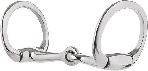 Miniatura 4 de Weaver Leather Broca Snaffle Eggbutt miniatura, 3.5, negro