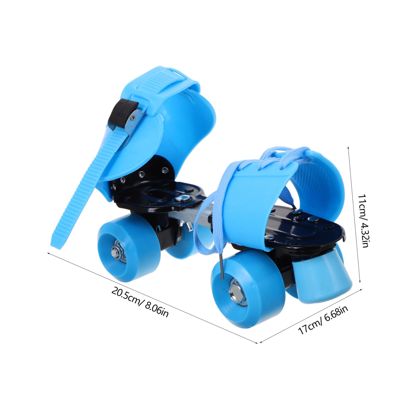 Mipcase 1 Pair Kids Roller Skates Girls Boys Adjustable Double Row Skates Comfortable for Toddlers