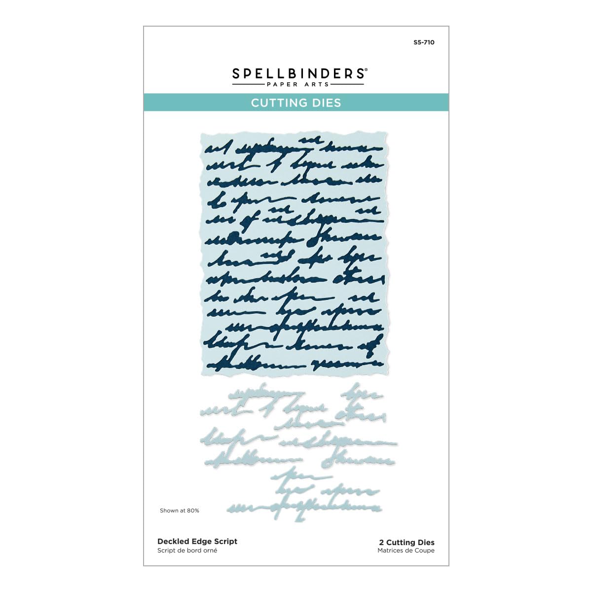 Deckled Edge Script Etched Dies from the Beautifully Imperfect Collection