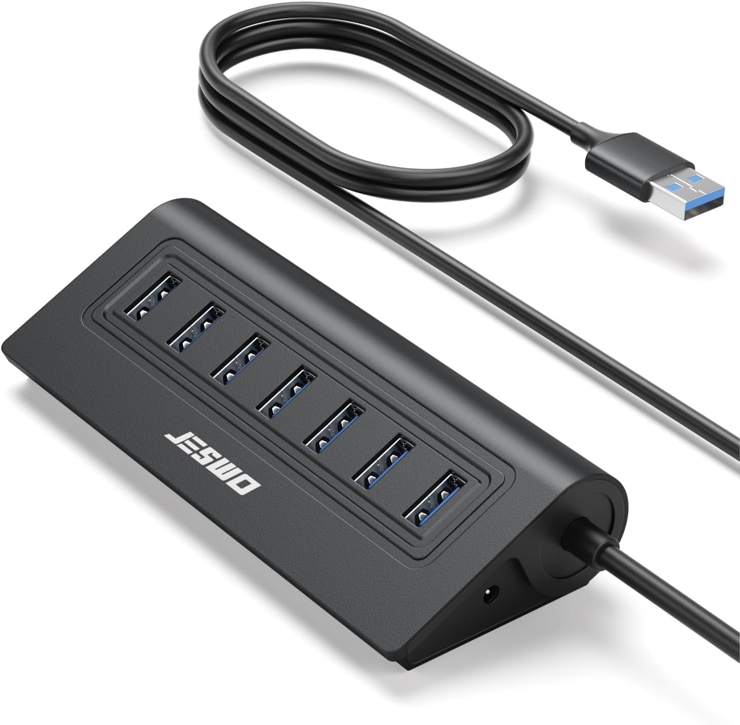 USB Hub 3 0 JESWO Aluminum 7 Port USB 3 0 Hub with 3 3Ft Cable USB Splitter