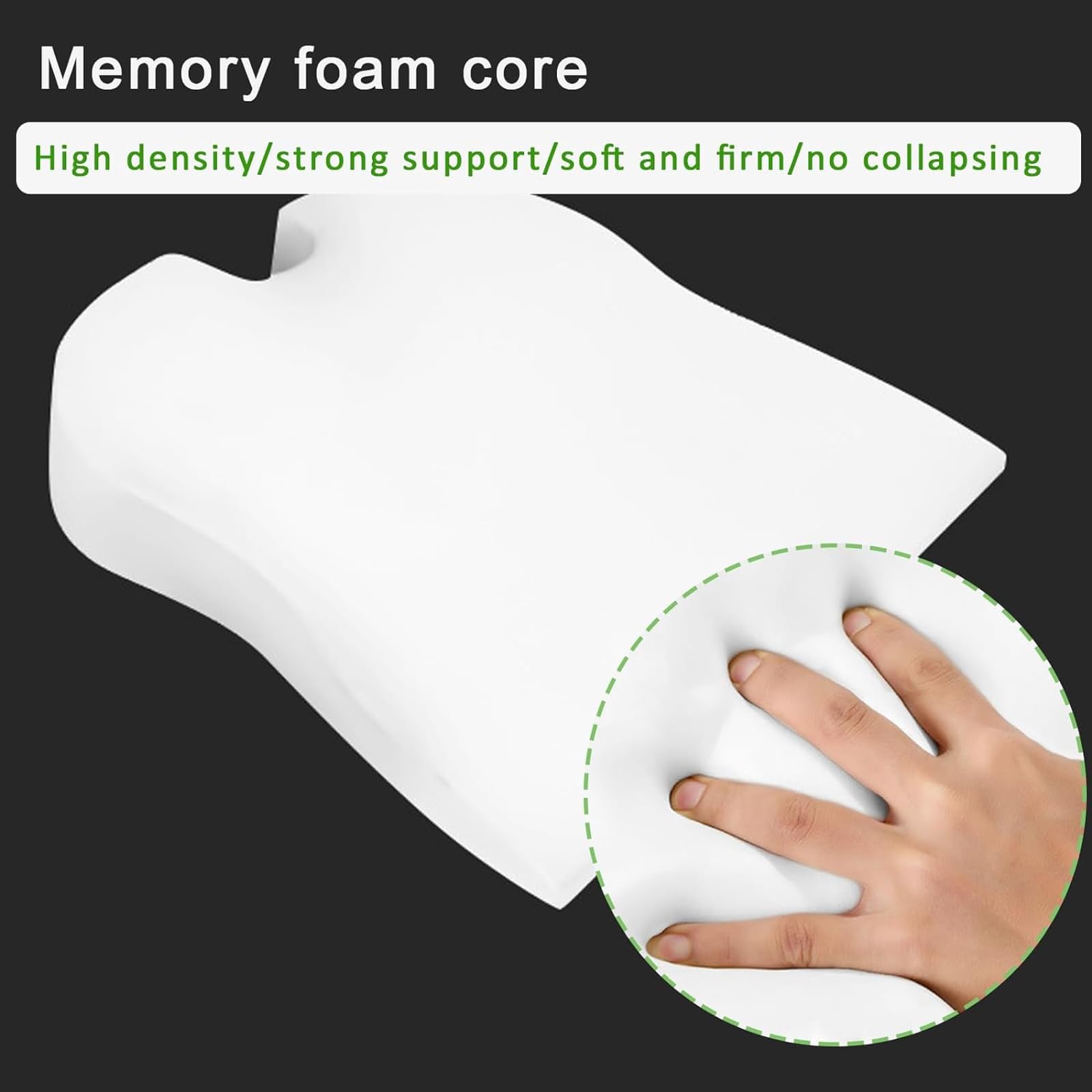 Cojín de cuña para Asiento de Coche para Personas de Baja Estatura, Asiento Elevador de Coche para Conductores de Baja Estatura, Espuma viscoelástica para Silla de Oficina, Almohada de Suelo